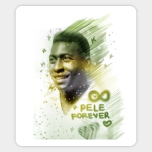 Pele forever Sticker